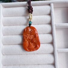 Venda! Colar pingente escultura em jade vermelho Birmânia grau A 100% natural grau real comprar usado Venda! Colar pingente escultura em jade vermelho Birmânia grau A 100% natural grau real comprar usado  Enviando para Brazil