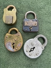 Vintage antike vorhängeschlö gebraucht kaufen  Versand nach Germany