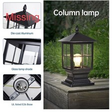 Outdoor post light d'occasion  Expédié en Belgium