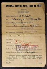 Ww2 soldier registration for sale  PRESTON