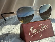 Maui Jim Half Moon 890 01 aço inoxidável cetim sépia + lente polarizada bronze comprar usado  Enviando para Brazil