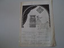 Advertising pubblicità 1930 usato  Salerno