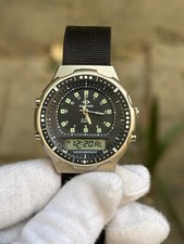 Raro Vintage Cosmo Arnie Relógio de Quartzo Digital Ana Alarme de Tempo Duplo Japão comprar usado  Enviando para Brazil