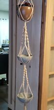 Vintage elaborate macrame for sale  Belmont