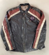Vintage leather biker for sale  ROYSTON