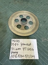 1980-81 YAMAHA TRI-MOTO 125 YT125 / ROTOR DE FREIO TRASEIRO ORIGINAL DO FABRICANTE COM SUPORTE comprar usado  Enviando para Brazil