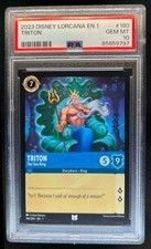 2023 Disney Lorcana TCG: The First Chapter Triton Sea King #160/204 PSA 10 comprar usado 2023 Disney Lorcana TCG: The First Chapter Triton Sea King #160/204 PSA 10 comprar usado  Enviando para Brazil