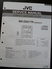 Original Service Manual JVC Micro Component System MX-D351TR comprar usado  Enviando para Brazil