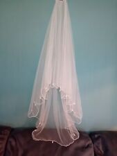 Wedding veil white for sale  WIRRAL