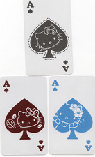 3 x Cartas de Jogo ÚNICAS RARAS MODERNAS "Ace of Spades - EVA Airlines" comprar usado  Enviando para Brazil