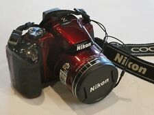 Câmera Digital Nikon 16.1 MP 42 x Zoom Vermelha COOLPIX P510, MUITOS Acessórios Como Nova comprar usado  Enviando para Brazil