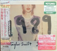 TAYLOR SWIFT CD+DVD 1989 com cartão fotográfico com estojo deslizante 2014 Japão OBI POCS-24009 B2, usado comprar usado  Enviando para Brazil