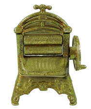 Casa de bonecas vintage miniatura metal máquina de lavar roupa prensa espremedor comprar usado  Enviando para Brazil
