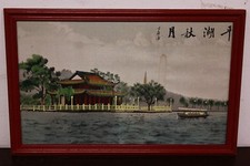 Quadro ricamo tessuto usato  Brescia