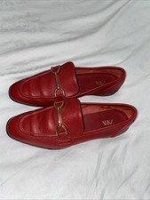 Zara red leather for sale  LEEDS