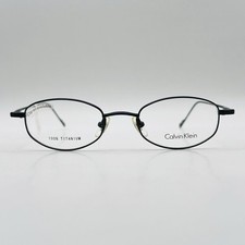 Usado, Calvin Klein Brille Herren Damen oval grau blau Titanium Mod. 511 NEU comprar usado  Enviando para Brazil