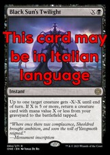 Mtg black sun usato  Bari