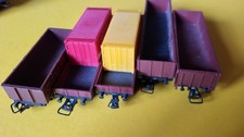 Lot wagons marchandises d'occasion Lot wagons marchandises d'occasion  Étain