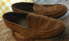 Sapatos de condução masculinos usados Ralph Lauren marrom camurça tamanho 11 comprar usado  Enviando para Brazil