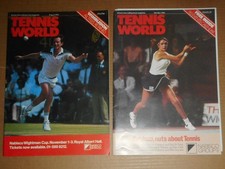 REVISTAS MUNDIAIS DE TÊNIS, AGOSTO, NOVEMBRO/DEZEMBRO DE 1984, JOHN McENROE, ANNABELL CROFT. comprar usado  Enviando para Brazil