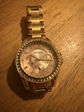 Fossil damenuhr goldfarben gebraucht kaufen  Salzbergen