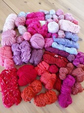 Wollreste rosa pink gebraucht kaufen  Ingelheim am Rhein