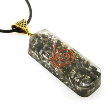 Usado, Pingente Elite Shungite Orgone Ouro OU Prata Fiança E 20" Corrente EMF e 5G comprar usado  Enviando para Brazil