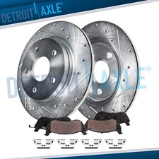 Rotores de freio traseiros perfurados + pastilhas de freio para 2006-12 Ford Fusion MKZ Mazda 6 Milan comprar usado  Enviando para Brazil