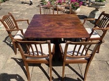 Antique mahogany dining for sale  ASCOT