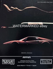Usado, 1982 “Ferrari: Decisions Decisions” anúncio impresso vintage, Newport Motors, cal 308GTB comprar usado  Enviando para Brazil