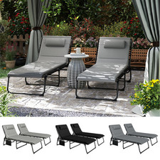 Folding sun loungers for sale  GREENFORD