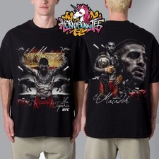 Camiseta unissex quadrada 317 Ilia Topuria El Matador Bull Fight dois lados comprar usado  Enviando para Brazil