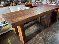 Solid wood dining for sale  PWLLHELI