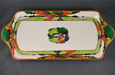 Bandeja de prato sanduíche pintada à mão Grimwades Royal Winton década de 1930 padrão pôr do sol, usado comprar usado  Enviando para Brazil