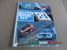 Autosprint annuario 1980 usato  Italia