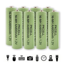 8 x AA Mignon Solar Akku Ni-MH 1,2V 600mAh HR6 für Solarleuchten Modelbau Geräte, usado comprar usado  Enviando para Brazil