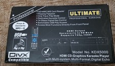 Ultimate kdx5000 professional for sale  CLACTON-ON-SEA