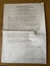 Antica lettera latino usato  Beinasco