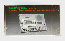Contec CK-100 Cassette Grabadora Reloj Calculadora Retro segunda mano  Embacar hacia Mexico