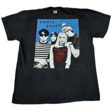 Camiseta SONIC YOUTH Vintage 1990 GOO CONCERT Tamanho XL Banda Ponto Único REIMPRESSÃO comprar usado Camiseta SONIC YOUTH Vintage 1990 GOO CONCERT Tamanho XL Banda Ponto Único REIMPRESSÃO comprar usado  Enviando para Brazil