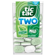 TIC TAC DOIS FRESCOS SABOR SUAVE HORTELÃ. SEM AÇÚCAR. 18 X PACOTES 38,5 g POSTAGEM GRATUITA comprar usado  Enviando para Brazil