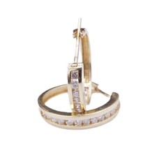 4ctw diamond hoop for sale  Austin