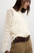 Pointelle knit top for sale  LIVERPOOL
