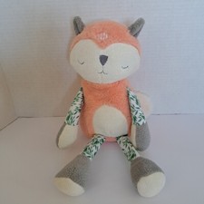 Animal Adventure Sleepy Lovey Fox Pelúcia Laranja Cinza Branco Folha Padrão 14" 2021 comprar usado  Enviando para Brazil