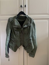 Grüne nietenjacke blogger gebraucht kaufen  Berlin