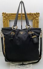 Prada shopper nylon usato  Crema