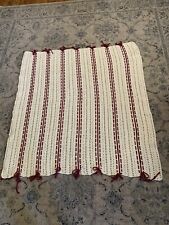 Cream burgundy afghan for sale  Nixa