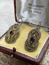 garnet antique earrings for sale  Mattapoisett