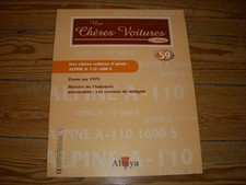 Voitures antan alpine d'occasion  Orry-la-Ville