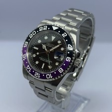 Seiko GMT Joker Mod NH34 40mm relógio automático - Ostra / Jubileu / pulseira de borracha comprar usado  Enviando para Brazil